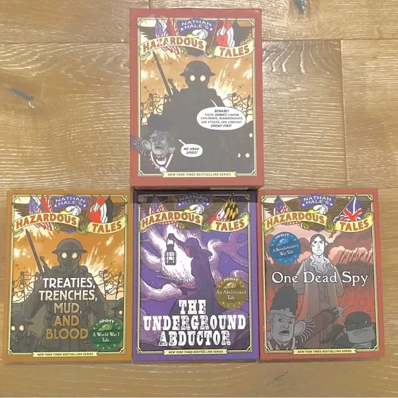 Nathan Hale’s Hazardous Tales Series Hardcover - Picture 1 of 14